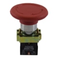 Botão Cogumelo Com Trava Vermelho 60mm 1NF M20BYR-R-1B Metaltex