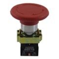 Botão Cogumelo Com Trava Vermelho 60mm 1NF M20BYR-R-1B Metaltex