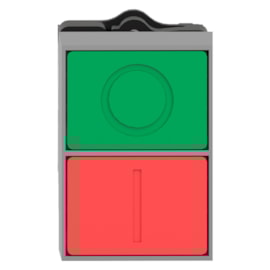Botão Duplo Comando Verde E Vermelho Na+Nf Xa2Ea7A3415 Schneider
