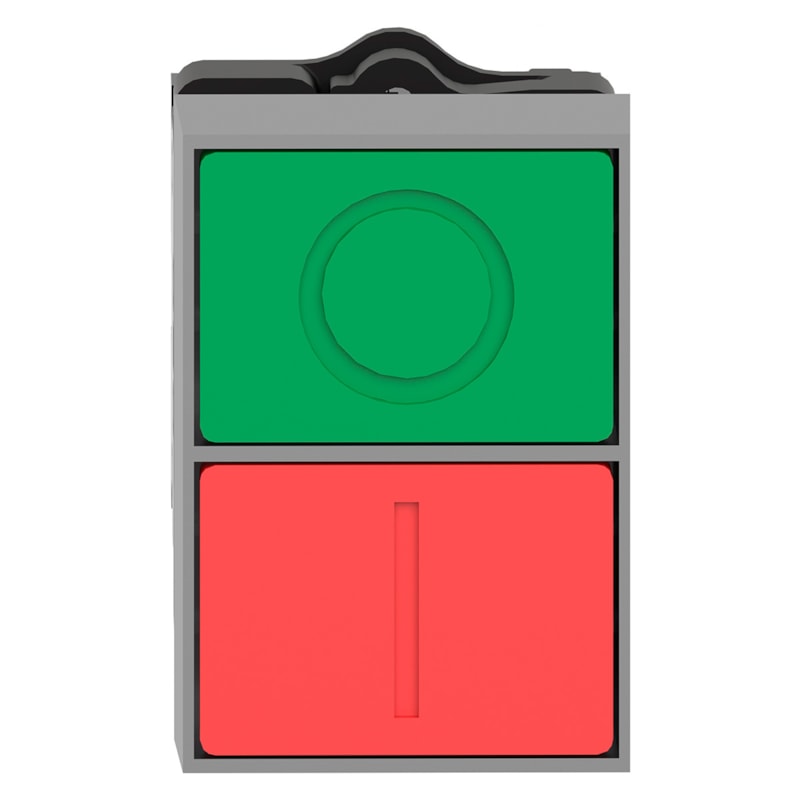 Botão Duplo Comando Verde E Vermelho Na+Nf Xa2Ea7A3415 Schneider os ...