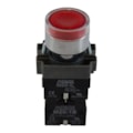 Botão Pulsador Iluminado Vermelho 1NA+1NF M20IFR-R-1C Metaltex