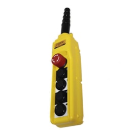 Botoeira para Ponte Rolante 2 Eixos BPR-62E 4 Botões + Emergência Metaltex Botoeira para Ponte Rolante 2 Eixos BPR-62E 4 Botões + Emergência Metaltex