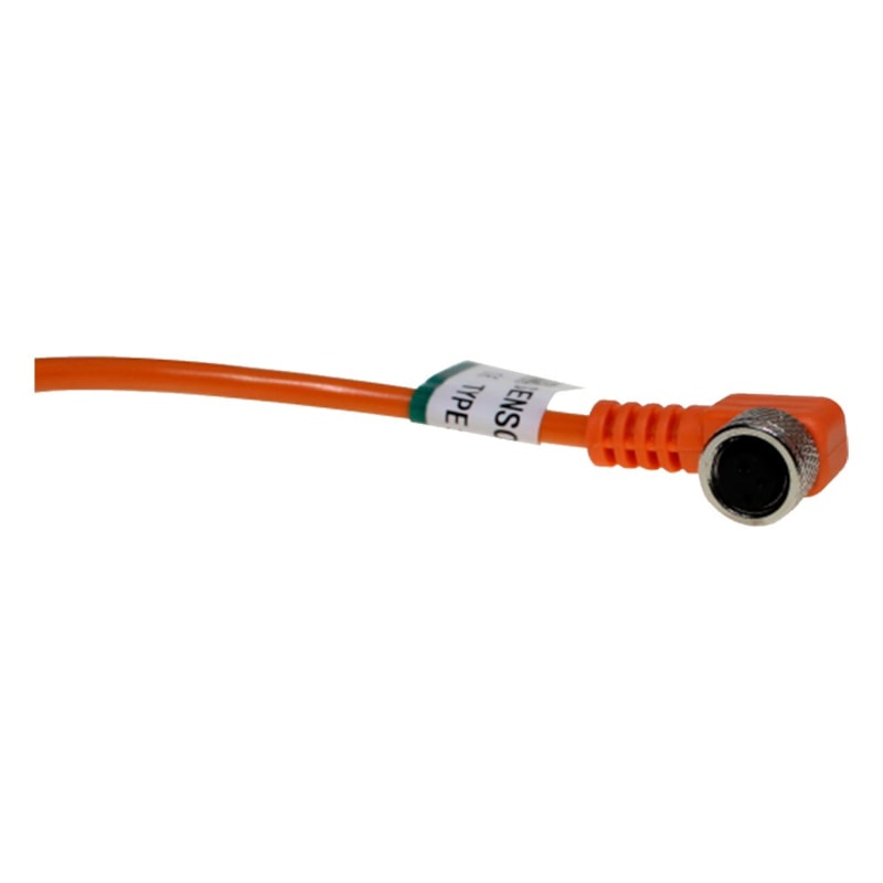 Cabo Com Conector M8 De 2M Axial De 3 Fios K8-A-2M Metaltex