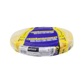 Cabo Flexível 0,5mm 100m Amarelo 750V Cobrecom Cabo Flexível 0,5mm 100m Amarelo 750V Cobrecom