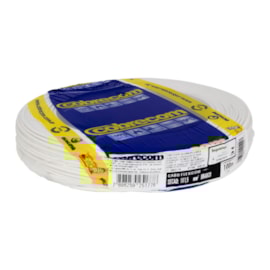 Cabo Flexível 1,50mm 100m Branco 750V Corfio/Cobrecom Cabo Flexível 1,50mm 100m Branco 750V Corfio/Cobrecom