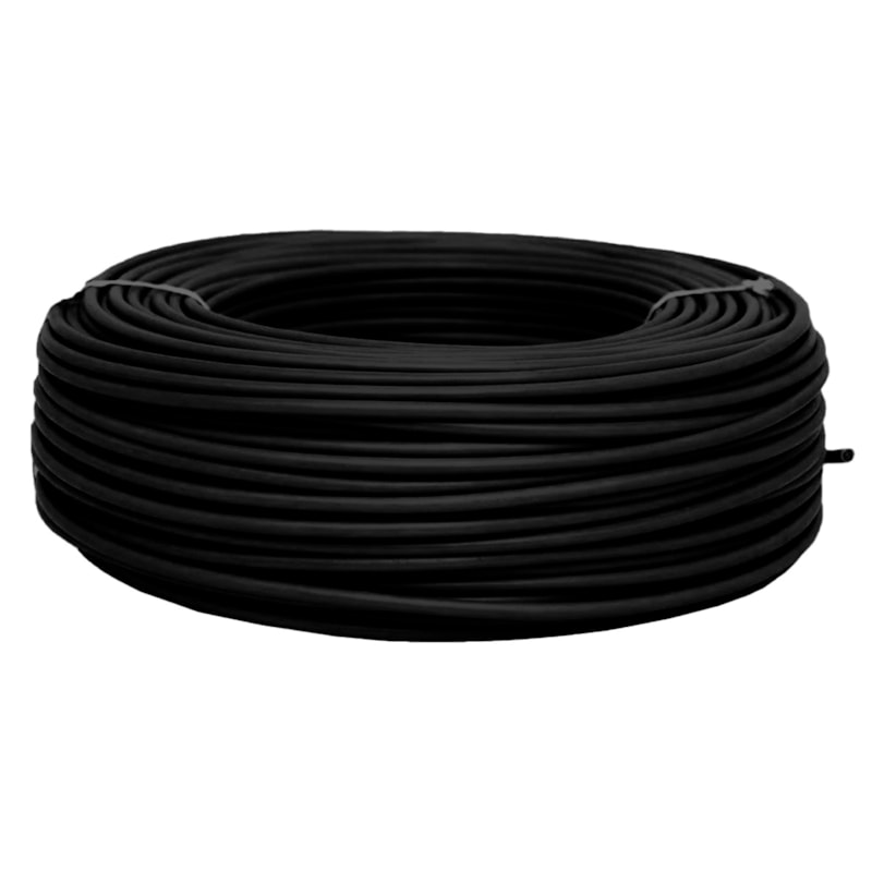 Cabo Flexivel 10,00Mm 750V Preto Rolo Com 100 Metros Corfio