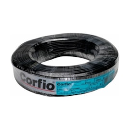Cabo Flexível 10mm 100M Preto 750V Corfio/Cobrecom Cabo Flexível 10mm 100M Preto 750V Corfio/Cobrecom