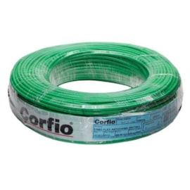 Cabo Flexível 2,50mm 100M Verde 750V Corfio/Cobrecom Cabo Flexível 2,50mm 100M Verde 750V Corfio/Cobrecom