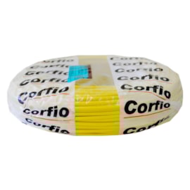 Cabo Flexível 4,00mm 100m Amarelo 750V Corfio/Cobrecom Cabo Flexível 4,00mm 100m Amarelo 750V Corfio/Cobrecom