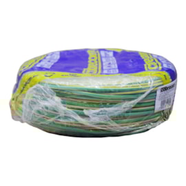 Cabo Flexível 4,00mm 100m Verde/Amarelo 750V Corfio/Cobrecom Cabo Flexível 4,00mm 100m Verde/Amarelo 750V Corfio/Cobrecom