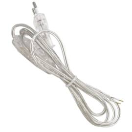Cabo para Abajur 2m com Interruptor Transparente Bivolt Lucchi Cabo para Abajur 2m com Interruptor Transparente Bivolt Lucchi