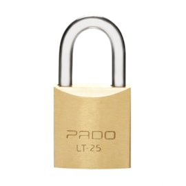 Cadeado com chave Latão 25mm Dourado Pado Cadeado com chave Latão 25mm Dourado Pado