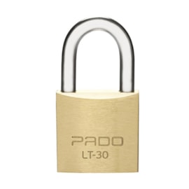 Cadeado com chave Latão 30mm Dourado Pado Cadeado com chave Latão 30mm Dourado Pado