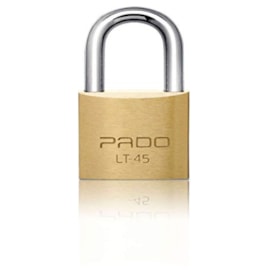 Cadeado com Chave Latão 45mm Dourado Pado Cadeado com Chave Latão 45mm Dourado Pado