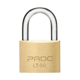 Cadeado com Chave Latão 50mm Dourado Pado Cadeado com Chave Latão 50mm Dourado Pado