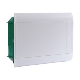 Caixa de Distribuição Embutir 12DIN PVC sem Barramento IP-40 Schneider Caixa de Distribuição Embutir 12DIN PVC sem Barramento IP-40 Schneider