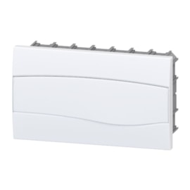 Caixa de Distribuição Embutir 12UL/18DIN PVC sem Barramento IP-40 Brum Caixa de Distribuição Embutir 12UL/18DIN PVC sem Barramento IP-40 Brum