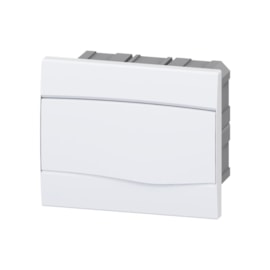Caixa de Distribuição Embutir 6UL/9DIN PVC sem Barramento IP-40 Brum Caixa de Distribuição Embutir 6UL/9DIN PVC sem Barramento IP-40 Brum