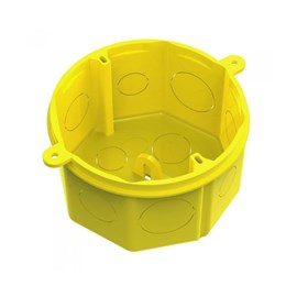 Caixa de Luz 4X4 Octagonal Amarela Tigre Caixa de Luz 4X4 Octagonal Amarela Tigre
