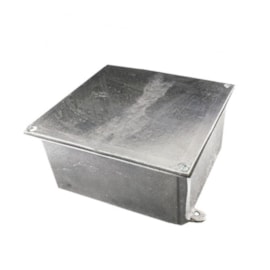 Caixa de Passagem 10X10X06 Alumínio com Tampa Revestida IP-54 Stamplac Caixa de Passagem 10X10X06 Alumínio com Tampa Revestida IP-54 Stamplac