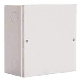 Caixa de Passagem Sobrepor 120x120mm Cinza Metal IP-44 Gomes Caixa de Passagem Sobrepor 120x120mm Cinza Metal IP-44 Gomes