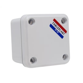 Caixa de Passagem Sobrepor 98x98mm Branca Termoplástico IP-65 Tableplast Caixa de Passagem Sobrepor 98x98mm Branca Termoplástico IP-65 Tableplast