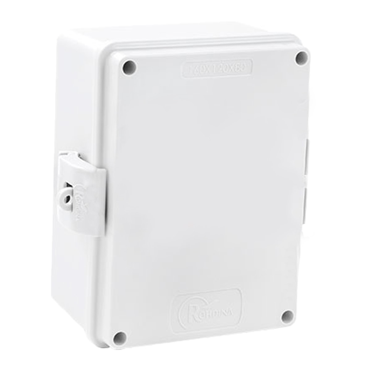 Caixa Rohdbox 160x120x80MM Cinza Tampa Opaca IP66 Rohdina