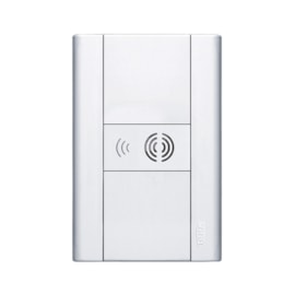 Campainha Cigarra de Embutir 127V Branco Modulare Fame Campainha Cigarra de Embutir 127V Branco Modulare Fame