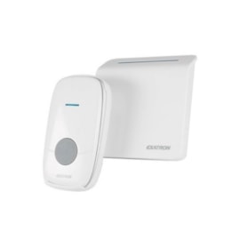 Campainha Eletrônica Sem Fio Bivolt Branco Exatron Campainha Eletrônica Sem Fio Bivolt Branco Exatron