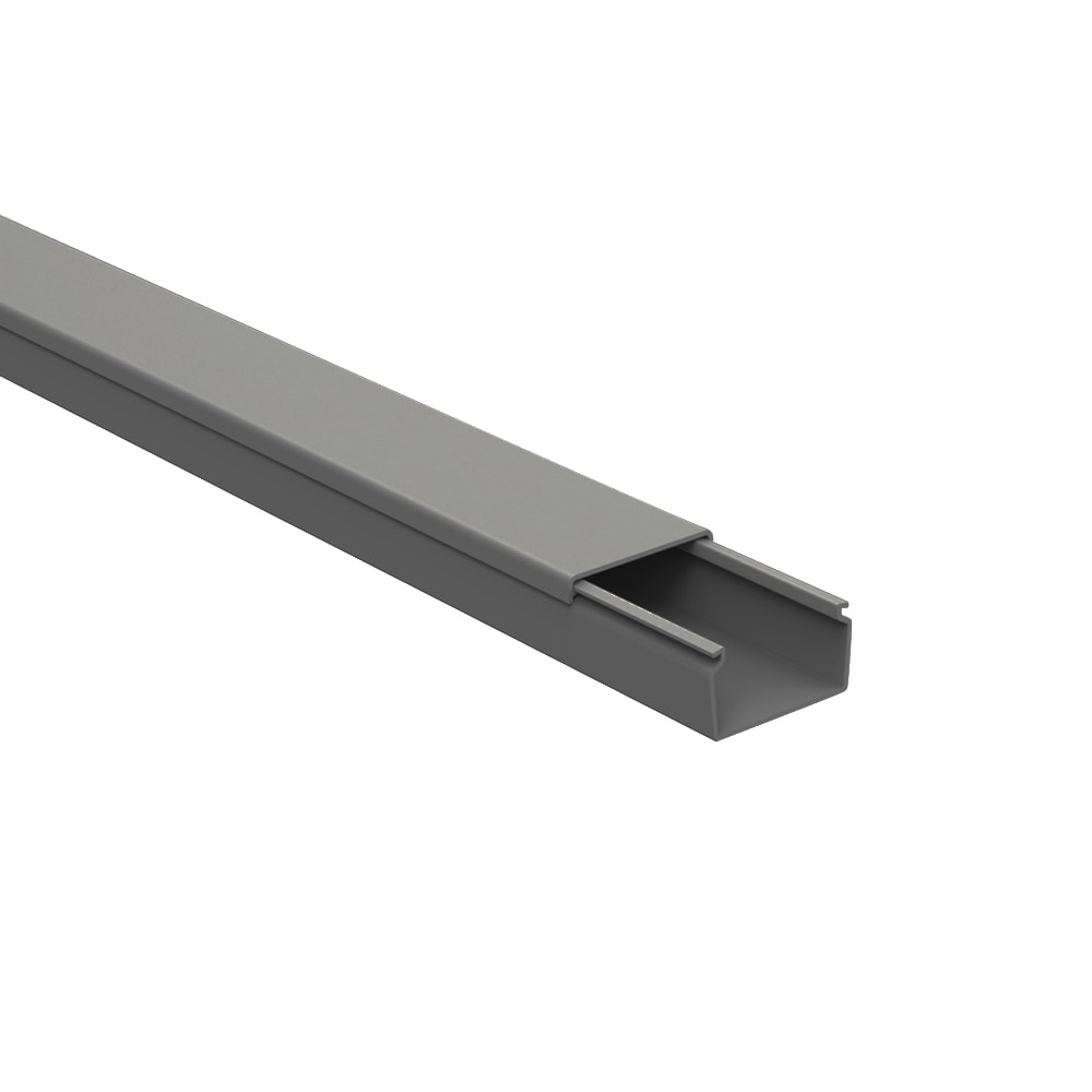 Canaleta Pvc 50X30X2000 Lisa Cinza Enerbras