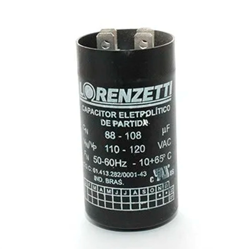 Capacitor Elétrico 110V 216-259 1/2hp Brasiltec