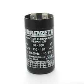 Capacitor Eletrolítico 110V 130uF-156uF Onda Positiva