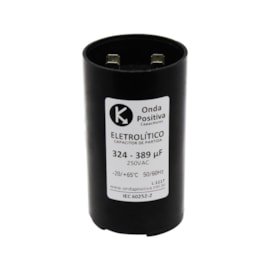 Capacitor Eletrolítico 250V 324-389 Onda Positiva