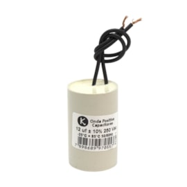 Capacitor Permanente 12.0UF 250VAC Onda Positiva Capacitor Permanente 12.0UF 250VAC Onda Positiva