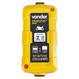 Carregador de Bateria para Motos CIB003 Bivolt Vonder Carregador de Bateria para Motos CIB003 Bivolt Vonder