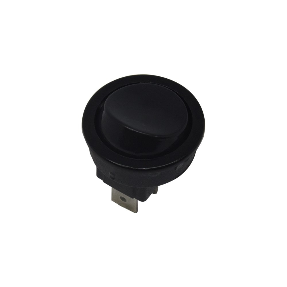 Chave 16123 Interruptor Tecla Unipolar 6A 2 Posições Preto Margirius