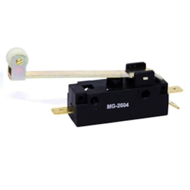 Chave de Fim de Curso MG-2604 1NA+1NF com Alavanca Longa com Roldana Margirius Chave de Fim de Curso MG-2604 1NA+1NF com Alavanca Longa com Roldana Margirius