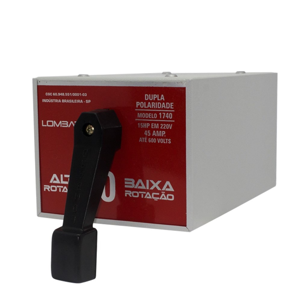 Chave Dupla Polaridade 15HP 220V Ou 25HP 380V 45A DP-1740 Lombard