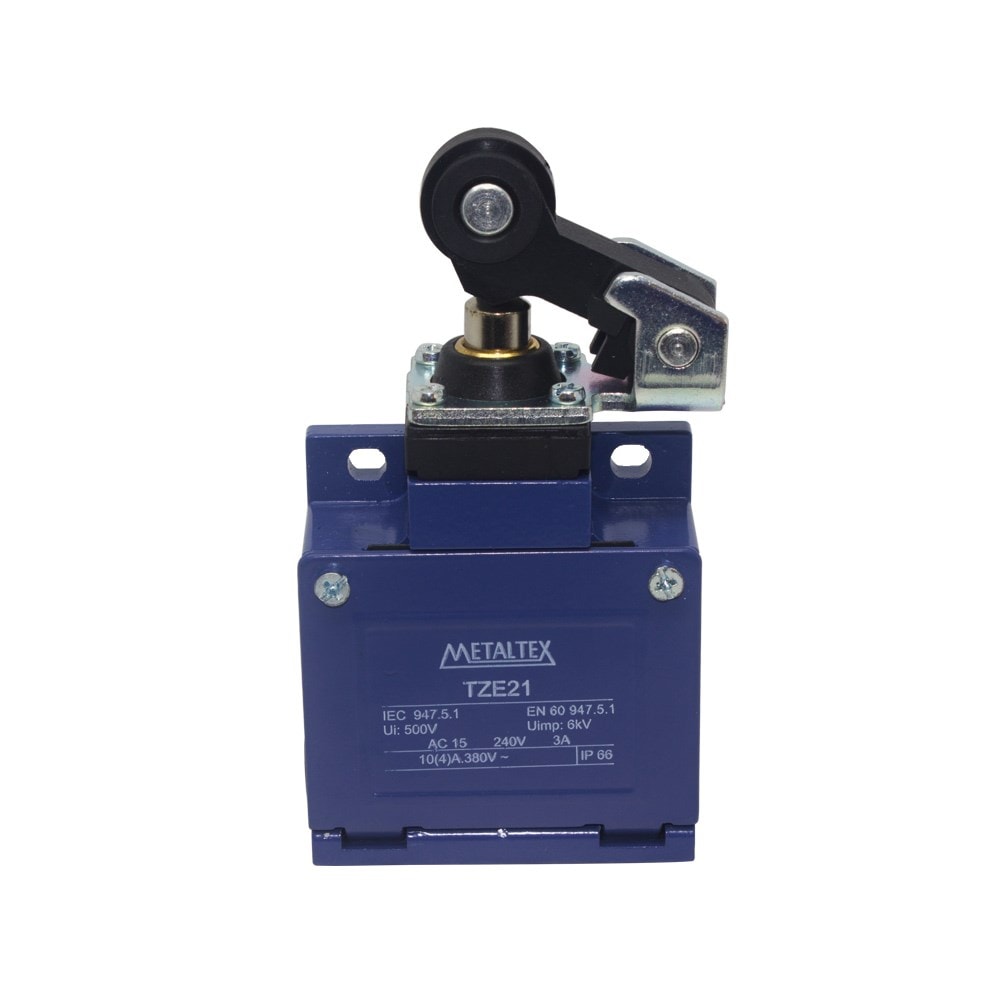 サヤコ Chave Fim de Curso Atuador Rolete 1NA+1NF IP66 TZE21 Metaltex