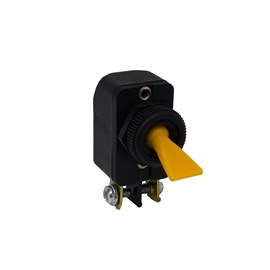 Chave Interruptor Alavanca Unipolar 6A 2 Posições Fixa Amarelo Margirius