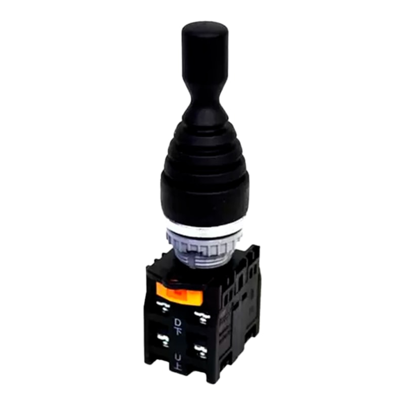 Chave Manipuladora 4 Posições Com Retorno 22mm Metaltex