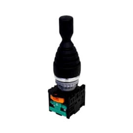 Chave Manipuladora TN2MR2L-2A 22mm IP65 2 Posições com Trava Metaltex Chave Manipuladora TN2MR2L-2A 22mm IP65 2 Posições com Trava Metaltex