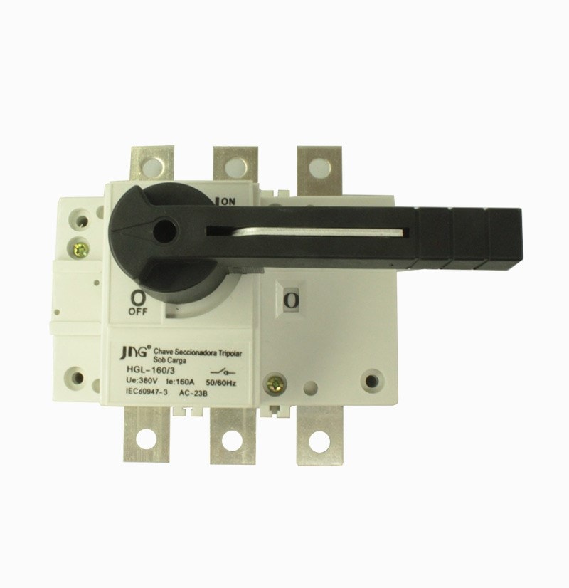 Chave Seccionadora 160A Sob Carga Manual 500v Sem Base HGL-160 Jng