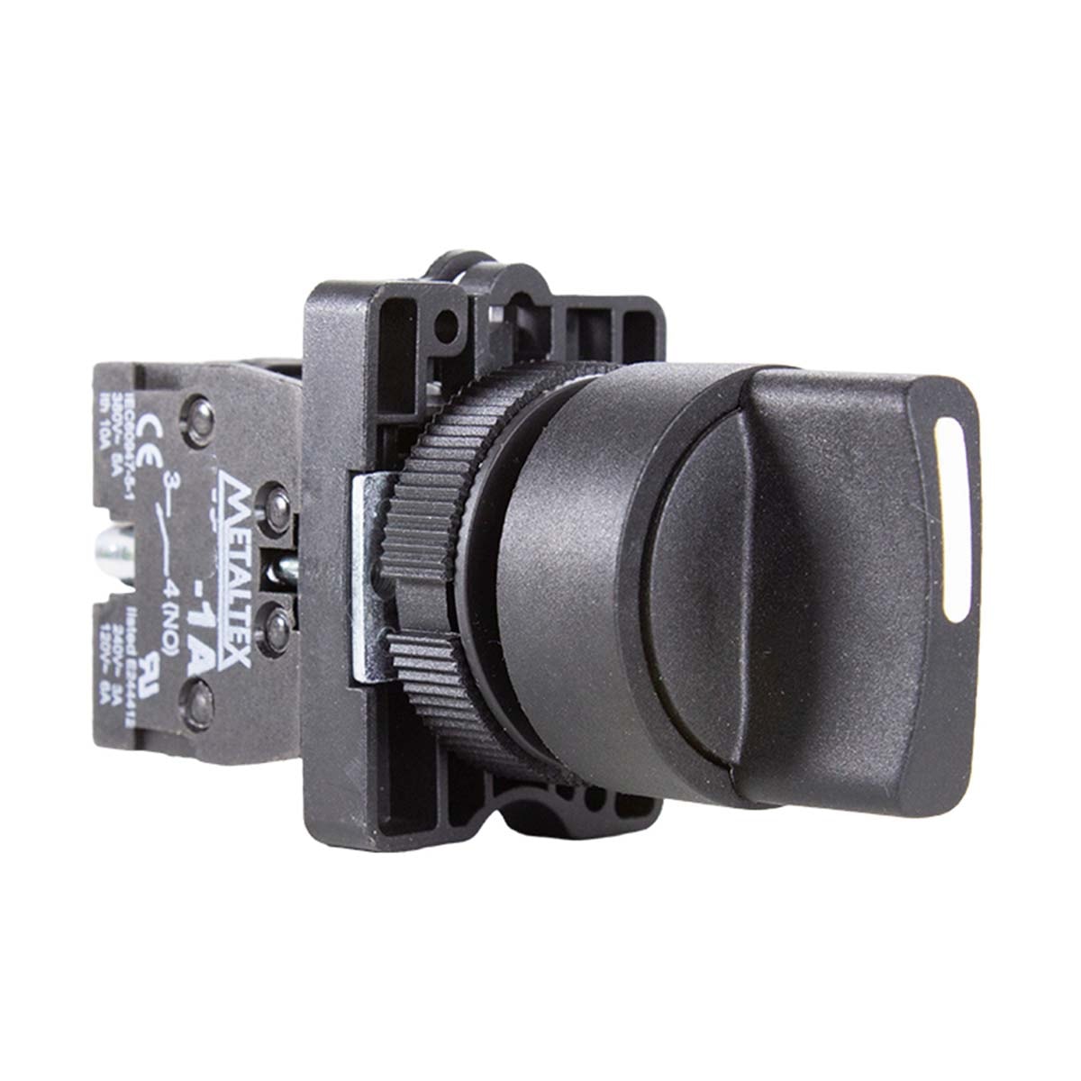 プテラ 049/090連番x2 Chave Seletora 2 Posições Fixa 90º 1NA P20SCR2-B-1A Metaltex