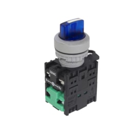 Chave Seletora Iluminada TN2IS42BL-L1AA 3POS Azul Metaltex Chave Seletora Iluminada TN2IS42BL-L1AA 3POS Azul Metaltex