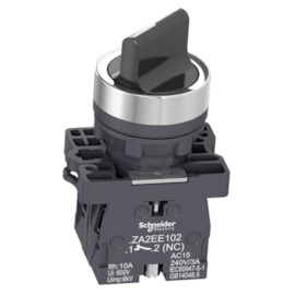 Chave Seletora Manopla Curta 22mm 3 Posições Fixas XA2ED33 Schneider Chave Seletora Manopla Curta 22mm 3 Posições Fixas XA2ED33 Schneider