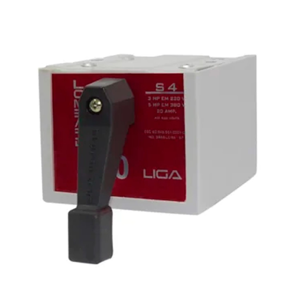 Chave Simples Tripolar 3HP 20A S-4 Lombard