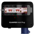 Clamper Mobi Plug 220V 8+5Kw Duas Tomadas + Medidor Clamper