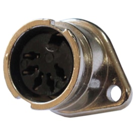 Conector Circular Fêmea 5 vias 5A Metaltex Conector Circular Fêmea 5 vias 5A Metaltex
