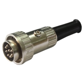Conector Circular Macho 8 vias 5A Metaltex Conector Circular Macho 8 vias 5A Metaltex